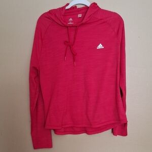 Adidas Climalite Women's Red Pullover Workout Top